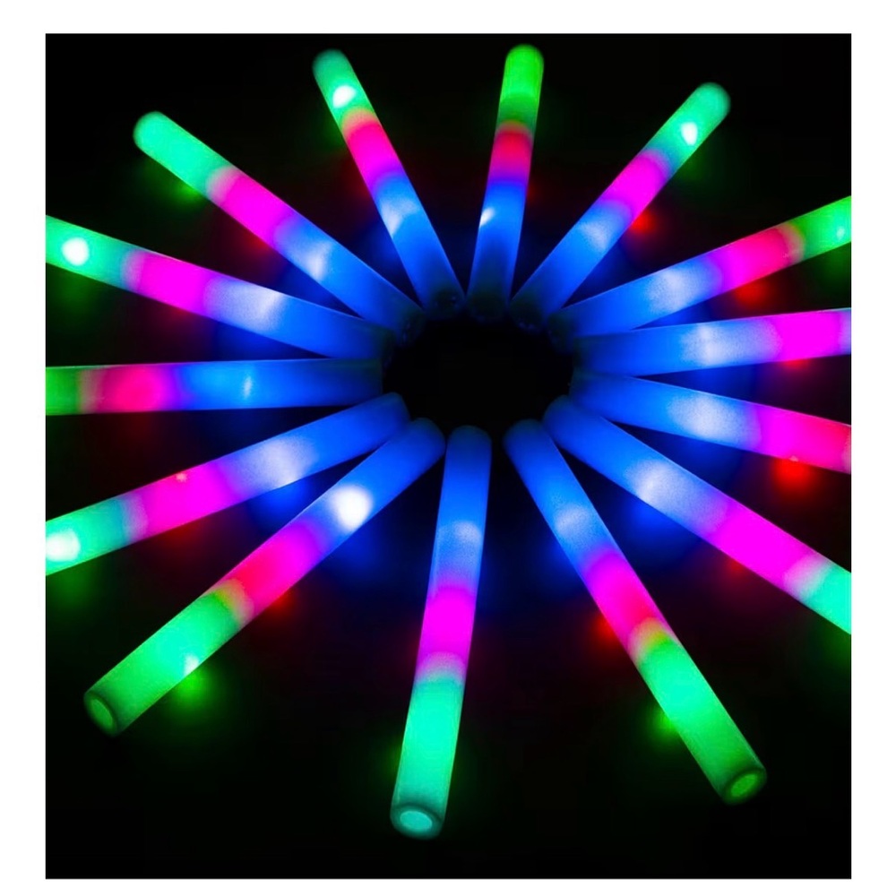 69 LED Light foam Sticks - Party Glow Sticks